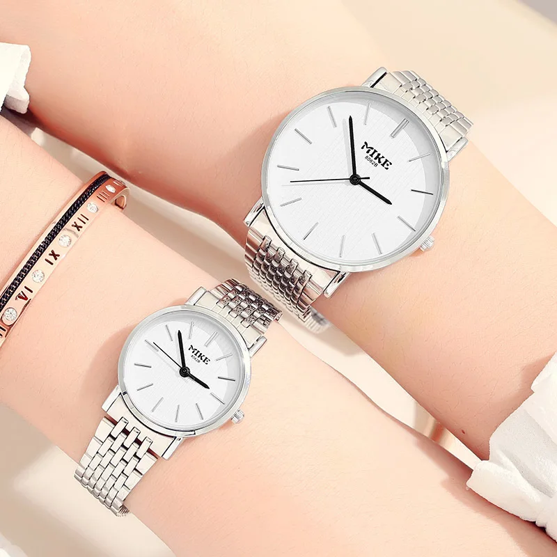 Топ бренд майка влюбленных пар кварцевые роскошные мужские часы для женщин