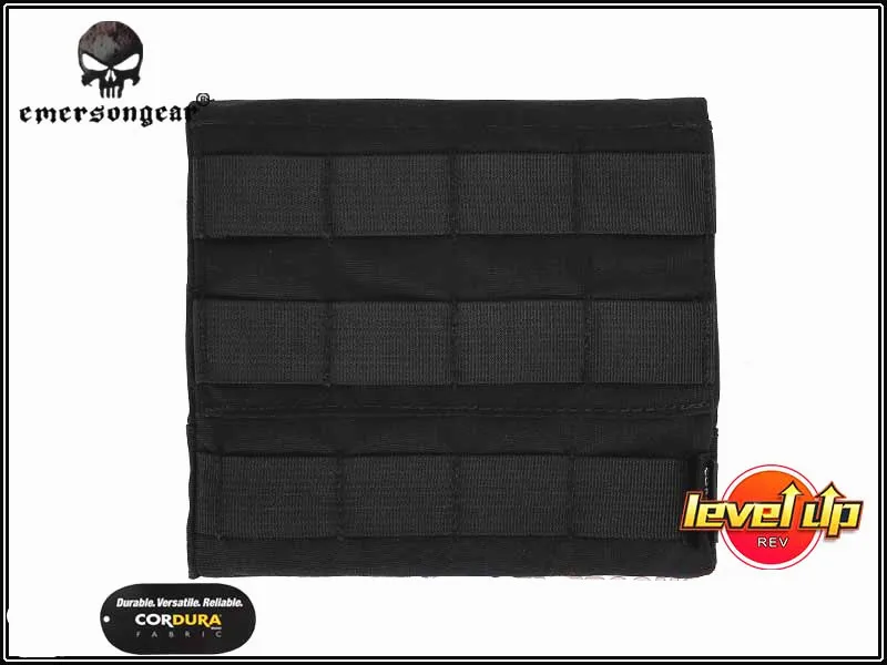 BLACK EMERSONGEAR боковое обмундирование набор EmersonGear мягкая вставка для Crye Precision AVS JPC, CPC, NCPC жгут многофунциональный жилет - Цвет: BLACK