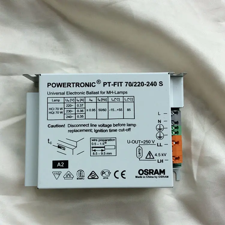 Osram PT-FIT 35 Вт 70 металлическая галогенная лампа электронный балласт Трековый
