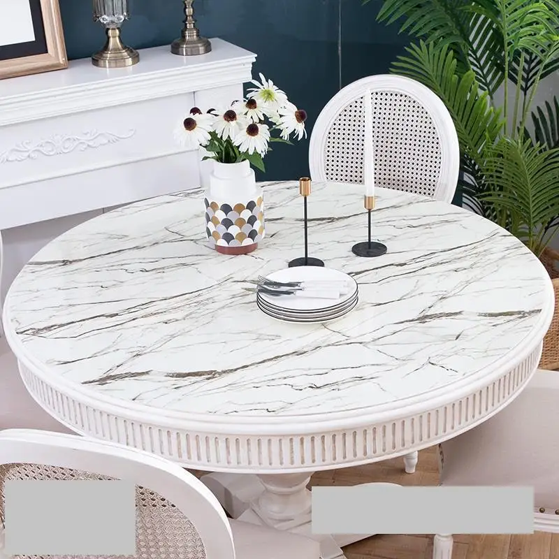 Pokojowy Бытовая вещь обрус кученный скатерть круглая Tafelkleed Rond Toalha De Mesa ПВХ мантела