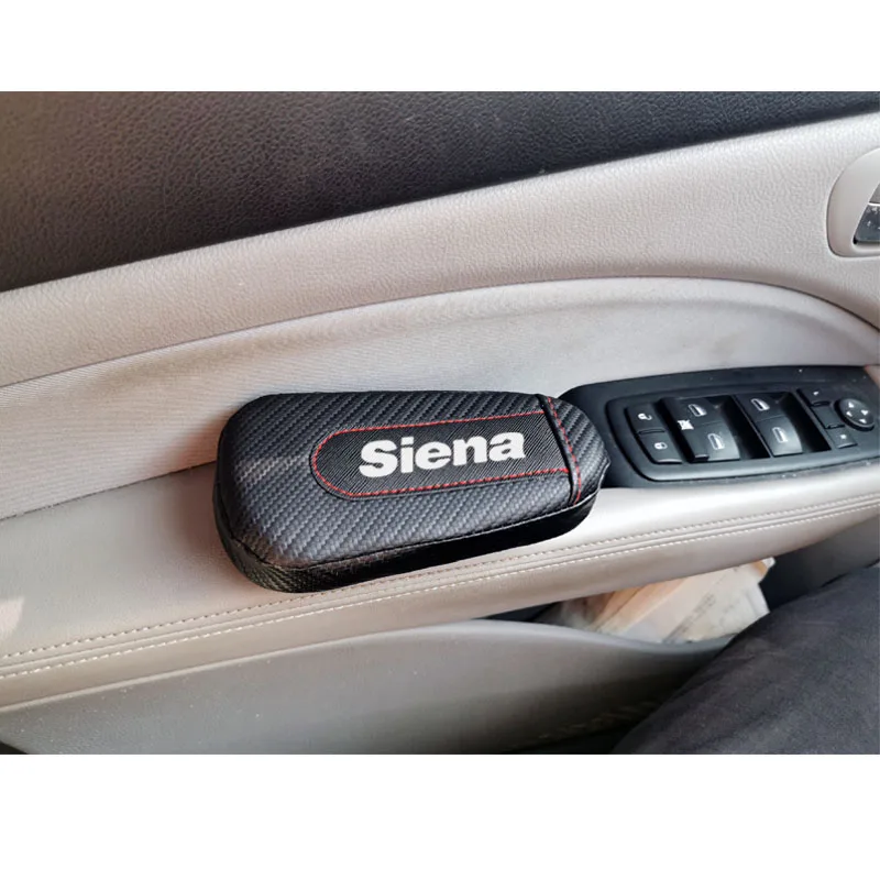 1 шт. автомобильный наколенник из углеродного волокна для Fiat Siena|Опоры сидений| |