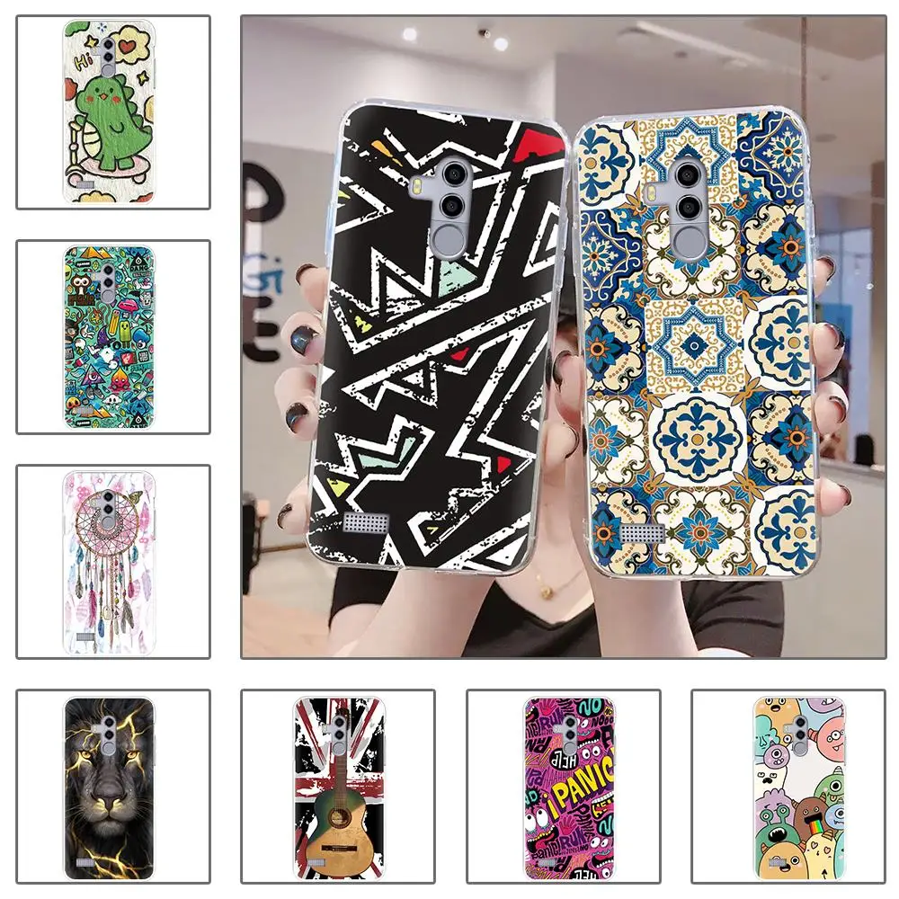 Модный Дизайн ТПУ чехол для телефона Leagoo T8S грязеотталкивающий противоударный