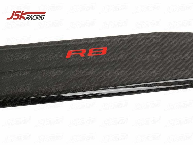 2008 2015 OEM Стиль порога из углеродного волокна с красным логотипом для AUDI R8 V8 V10