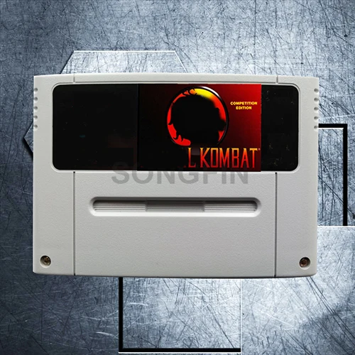 MK3 Ultimate 16 бит большой серый игровой Картридж для PAL/EUR версии игровой консоли