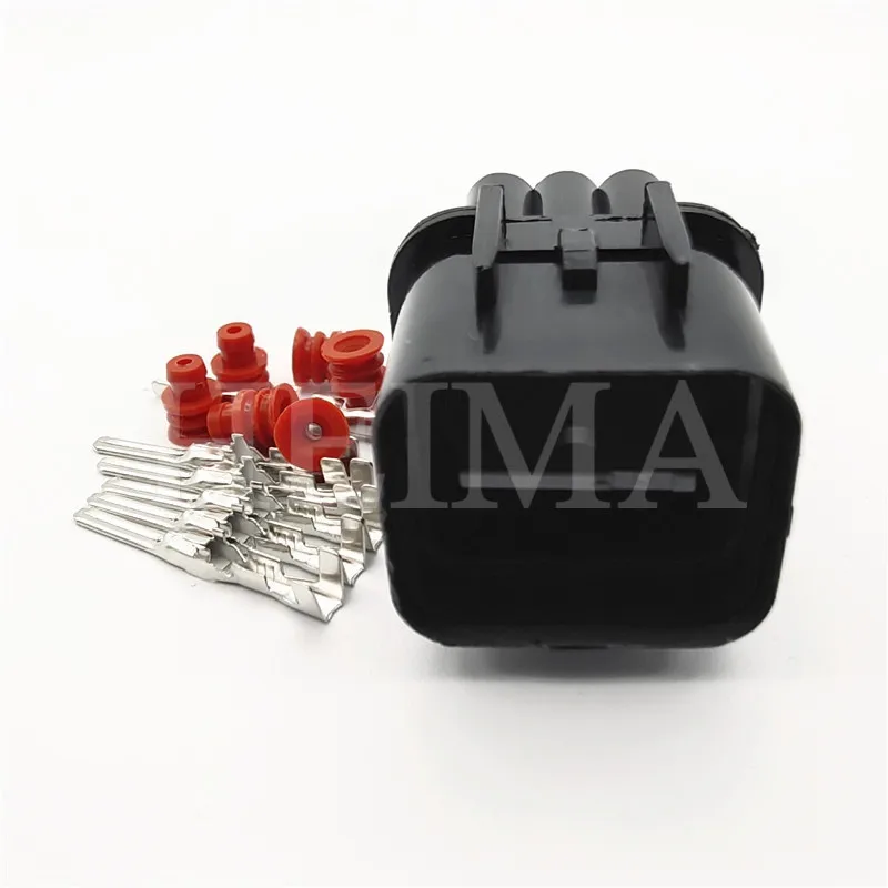 10 sets black 6 pin male female PB621-06020 PB625-06027 KUM auto Waterproof HYUNDAI Kia Elantra headlamp connector fog lamp plug |