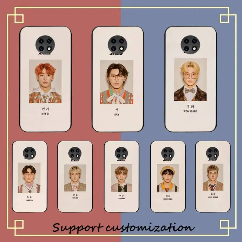 

Ateez Kpop Phone Case For Redmi Note 8A 7 5 Note8pro 8T 9Pro Coque for note6pro Capa