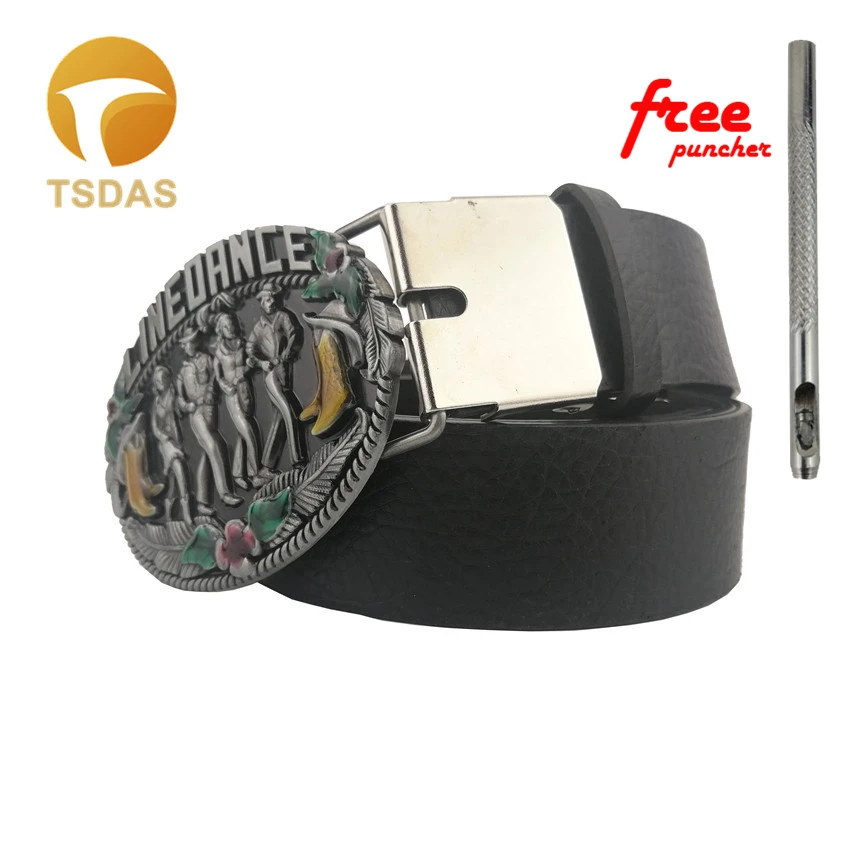 

Free Shipping Cowboys Belt Buckles Metal Linedance Style Luxury Mens Designer Music Belt Buckle Christmas Gift