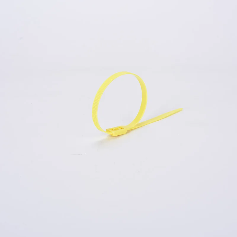 Yellow 100pcs Taoqibao нейлоновая галстук, 7X350 оболочка Специальный галстук, 100 за сумку, полный цвет - Цвет: Yellow 100pcs