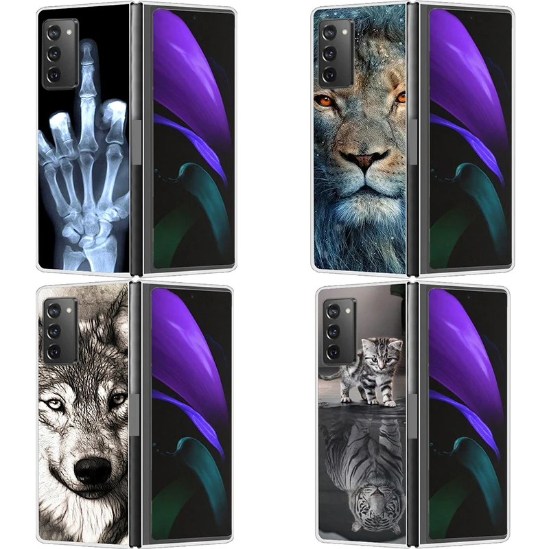 Крутой чехол для Samsung Galaxy Z Fold2, чехол, жесткий пластиковый чехол для телефона Samsung Galaxy Z Fold 2, чехол для телефона Funda ZFold2, чехол