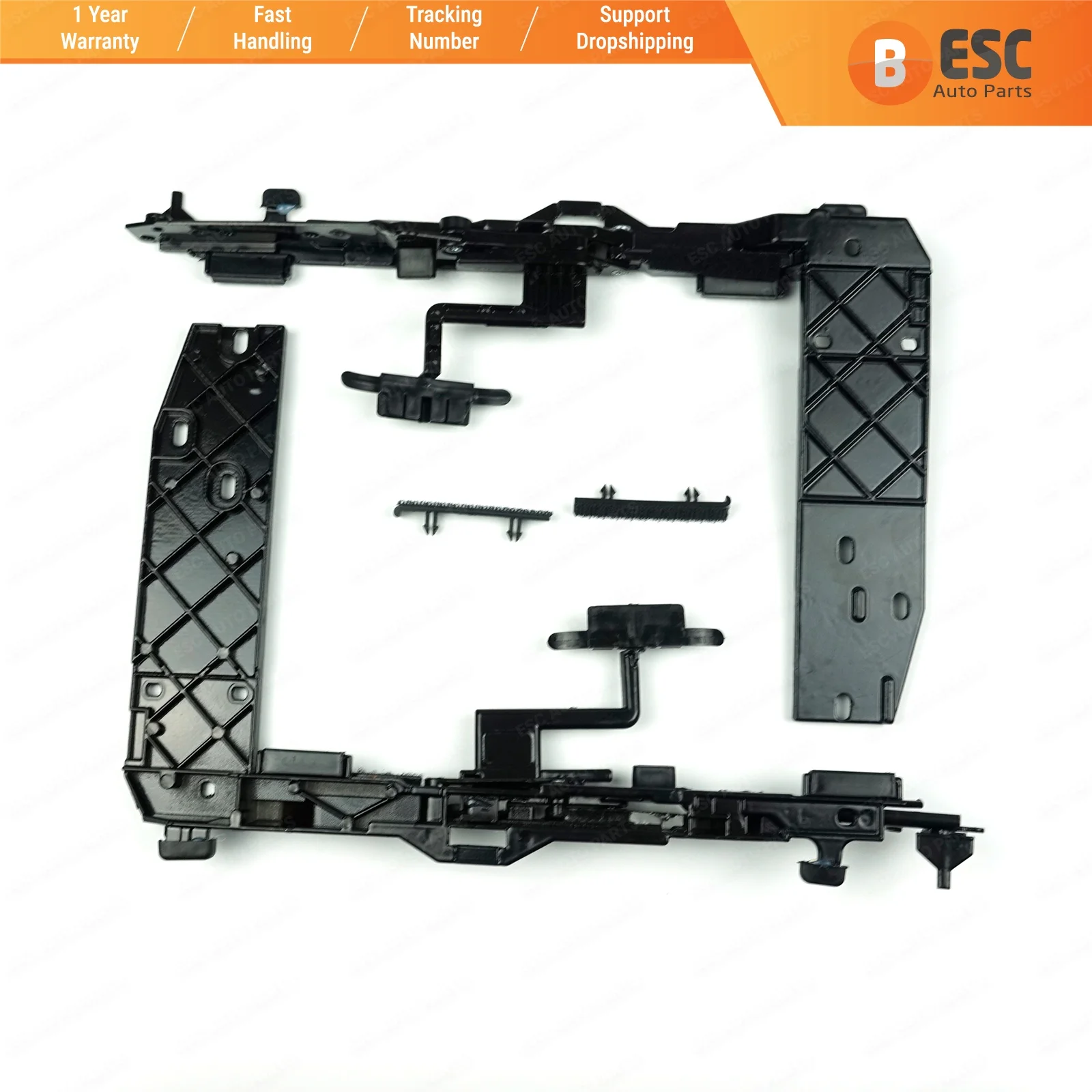 ESC ESR584 держатель люка, подъемный скользящий угловой люк, кронштейны 1267801512 для Mercedes W126 W463 - изображение