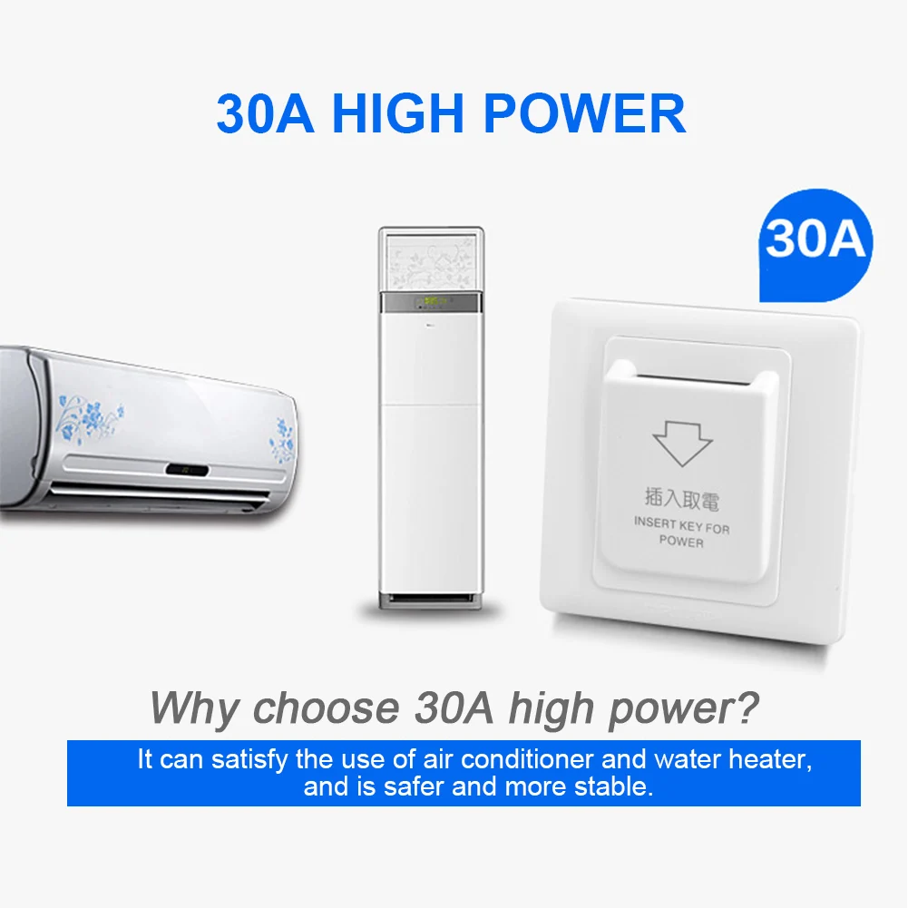 

Insert Switch Hotel Indoor Energy Saving Magnetic Card Power Key Home Smart On Off PC Intelligent Fireproof Panel