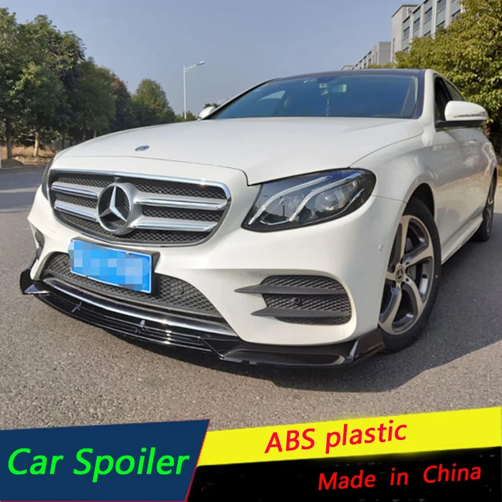 Для Mercedes Benz W213 E300 E200 2016 2019 передний бампер диффузор протектор комплект для