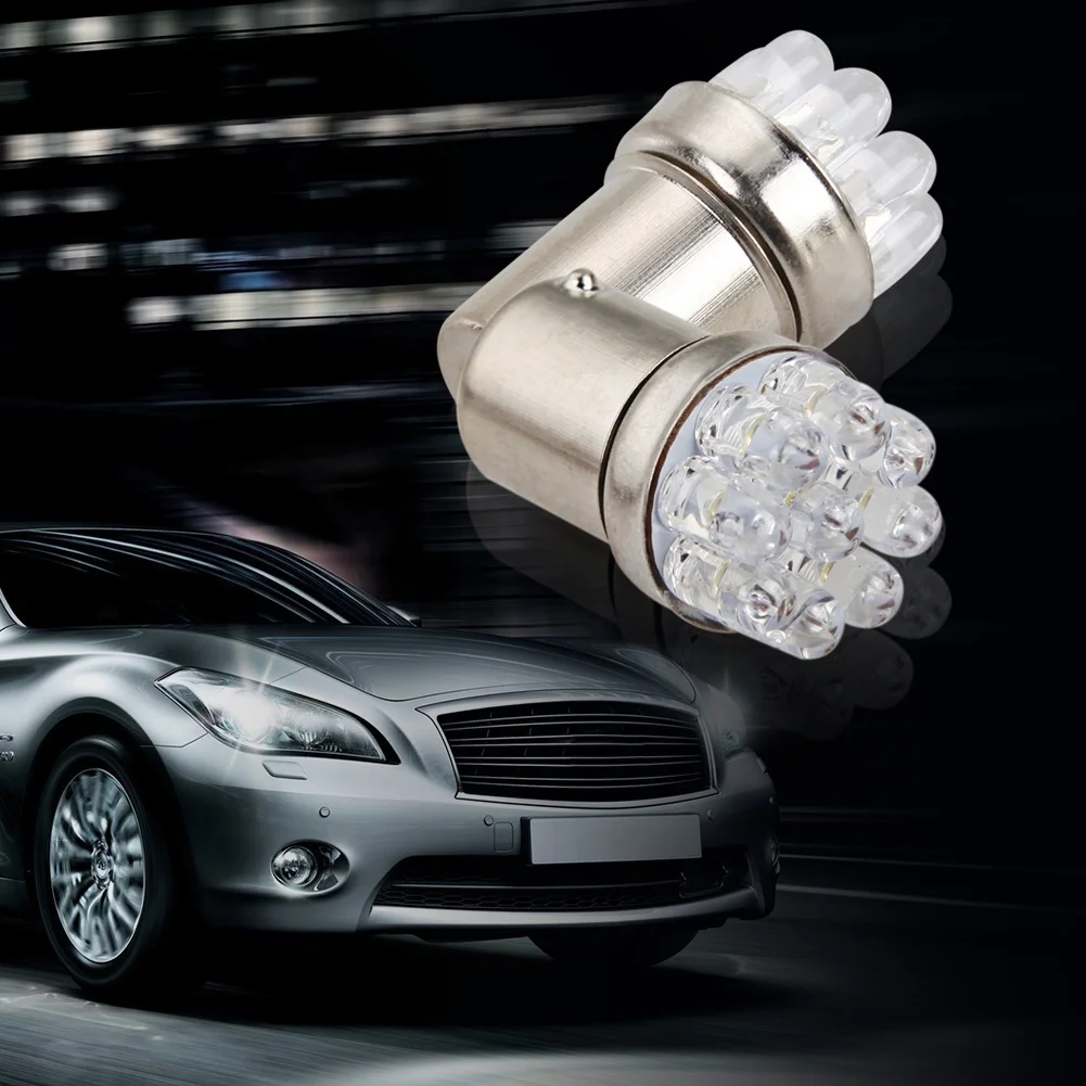 

2PCS 1156 382 BA15S P21W R5W Auto Car Turn Signal Tail Brake 9 LED Light Bulb Lamp