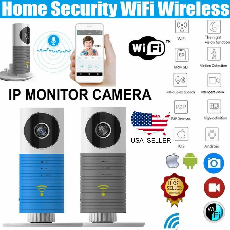 Беспроводная интеллектуальная IP камера беспроводная инфракрасная Ночная с