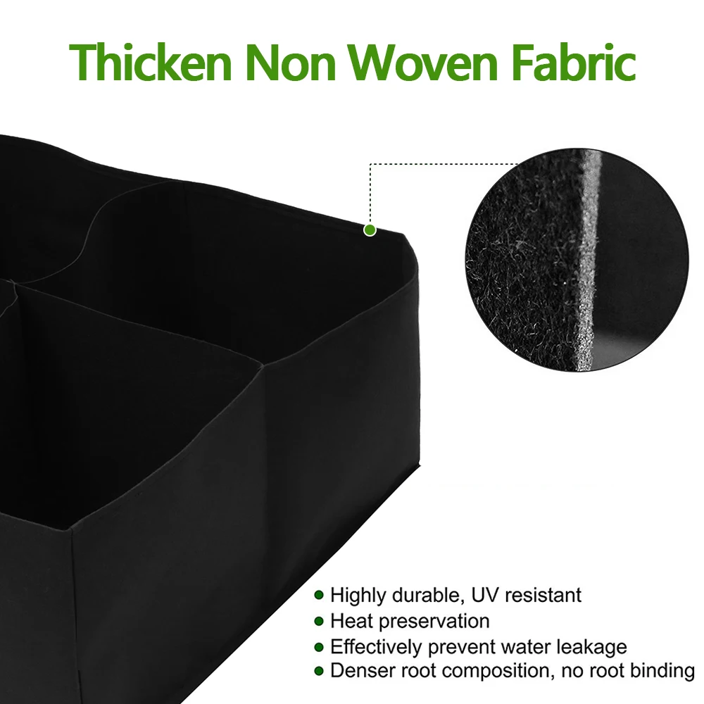 Тканевый мешок для выращивания растений садовая кровать овощной Плант ручка