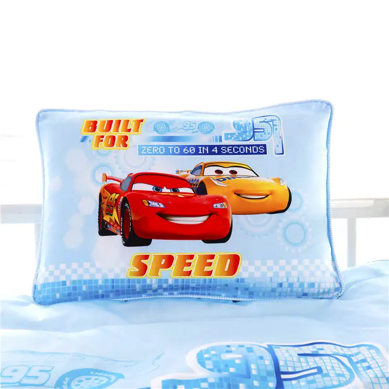 Комплект постельного белья Disney Mc Queen Cars для детской кроватки 2/3 шт. пододеяльник и