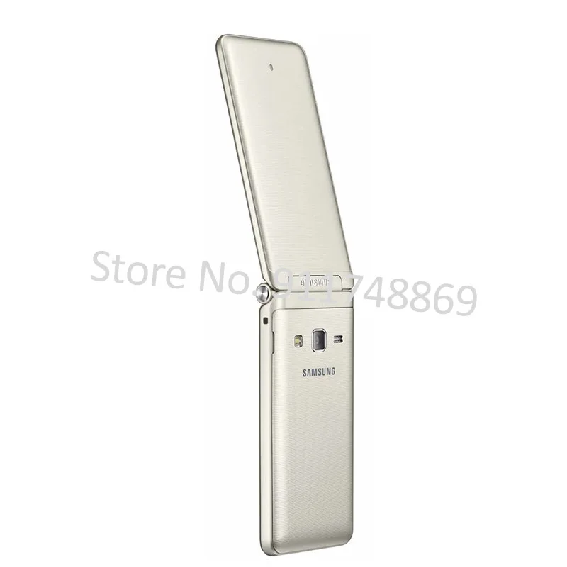 samsung galaxy folder g1600 2016 cell phone refurbished 99 3 8 2gb 16gb flip unlocked mobile phone dual sim phone free global shipping