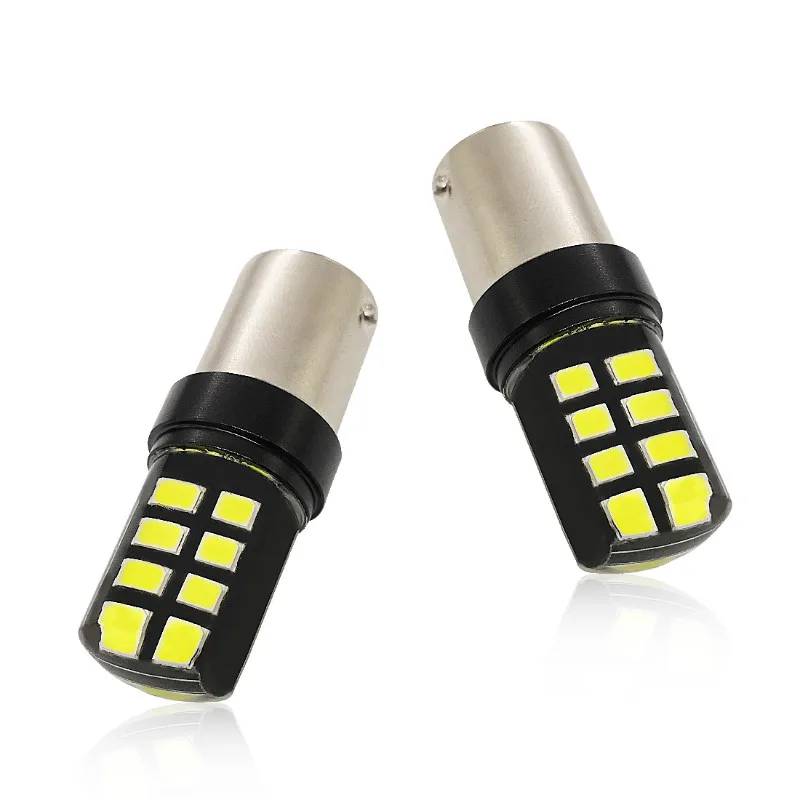 

2 шт. светодиодный светодиодсветильник указатели поворота 1157 1156 16smd 3030 S25 P21W BA15S BAY15D
