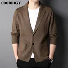 COODRONY бренд осень зима новое поступление толстый теплый вязаный свитер пальто уличная мода Свободный кардиган Мужская одежда C2148