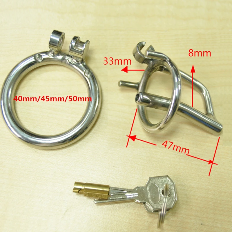 2020New Нержавеющая сталь Мужской целомудрия устройство с уретральный катетер