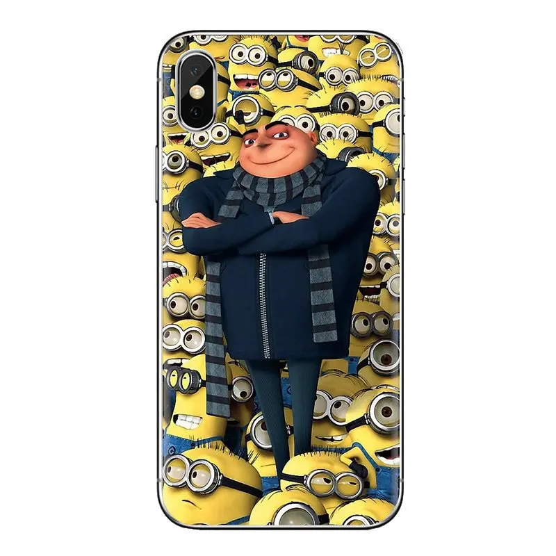 Чехол Гадкий я ГРУ Миньоны армейский принт для iPhone XS Max XR X 4 4s 5 5S 5C SE 6 6S 7 8 Plus samsung Galaxy