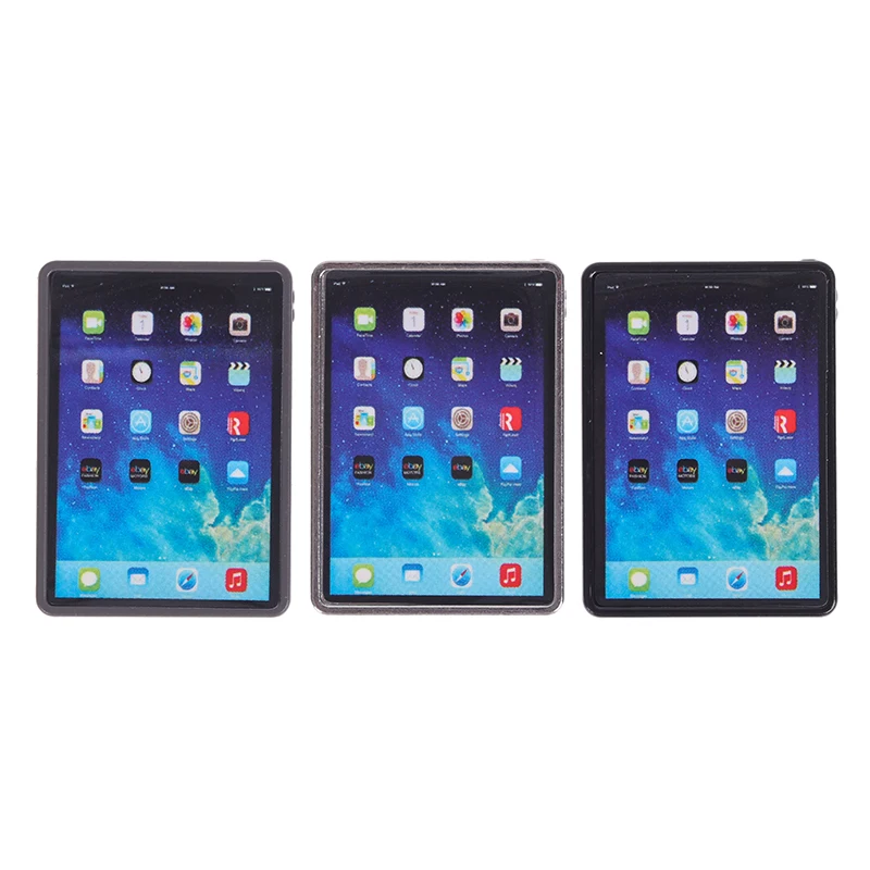 Миниатюрный Кукольный домик 1/12 миниатюрная модель планшета компьютерная