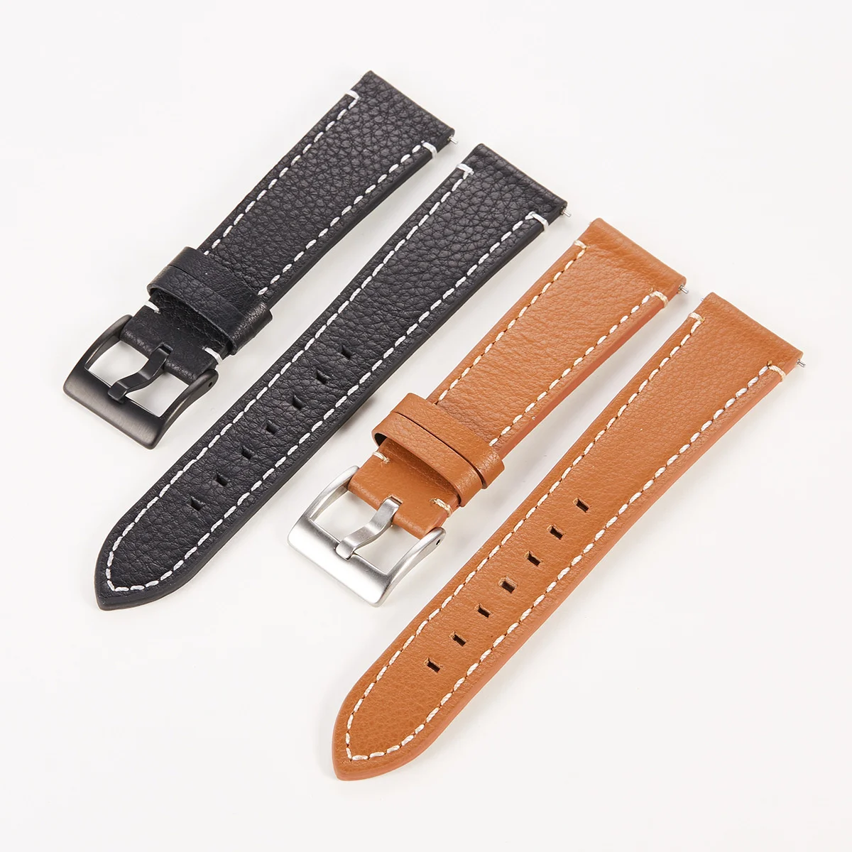 

18 19 20 21 22mm Fashion Watch Accessories Black Brown Replacement Band For Aramni Huawei High Grade Genuine Leather Wrist Strap
