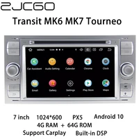 car multimedia player stereo gps dvd radio navigation android screen for ford transit mk6 mk7 tourneo 20002014