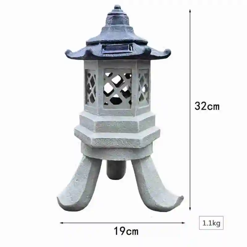 

Solar Colorful Lighthouse Colorful Light Conversion Resin Material Handmade Courtyard Garden Decorative Lighting Tools