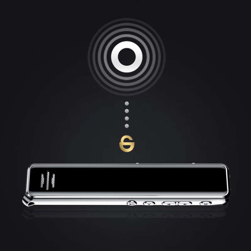 Профессиональный HD Мини цифровой диктофон портативный o звуковая ручка