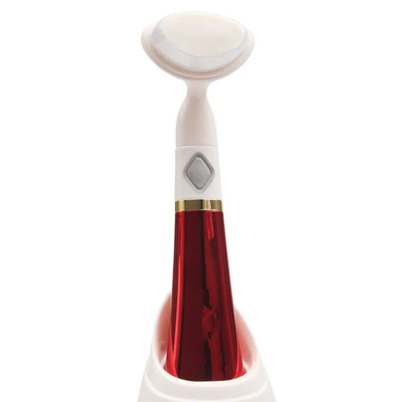 

Ultrasonic Face Brush Eletrical Facial Cleansing Tool Machine Facial Brush Pore Sonic Cleanser Red Gold Blue White 4 Color