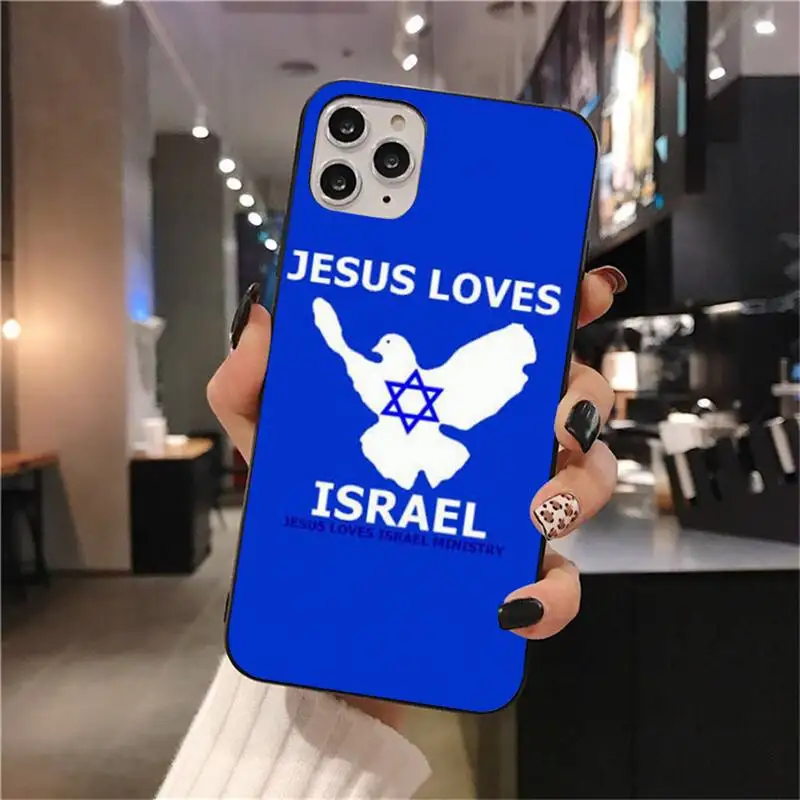 

Israel flag Luxury Unique Design Phone Cover for iPhone 11 pro XS MAX 8 7 6 6S Plus X 5S SE 2020 XR case