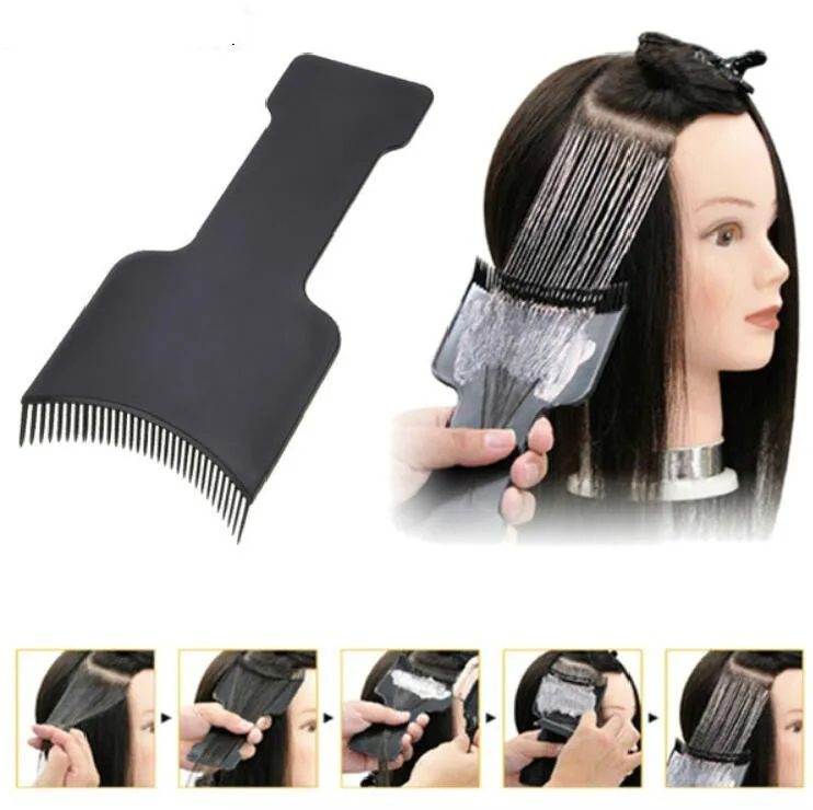 Фото Профессиональная модная парикмахерская расческа аппликатор для волос кисточка