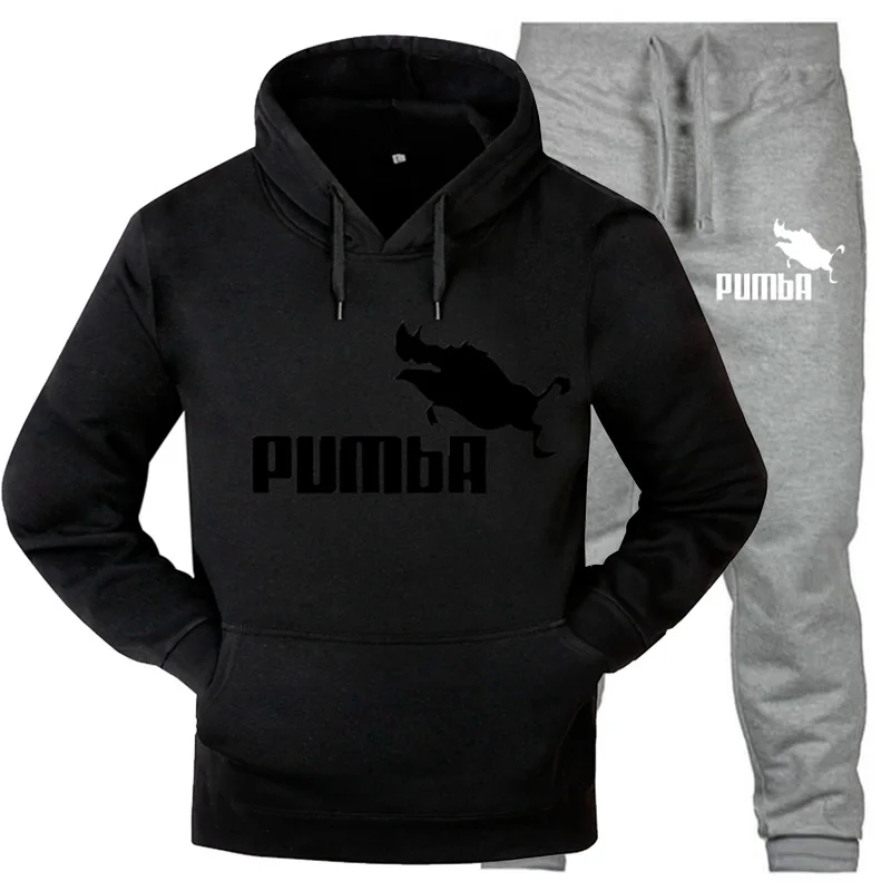 men 2pcs Sport Sets Women Winter Autumn Tracksuit Long Sleeve Hoodie Top+Sweatpants Men Outfits Running Suit Sportswear - Цвет: 18