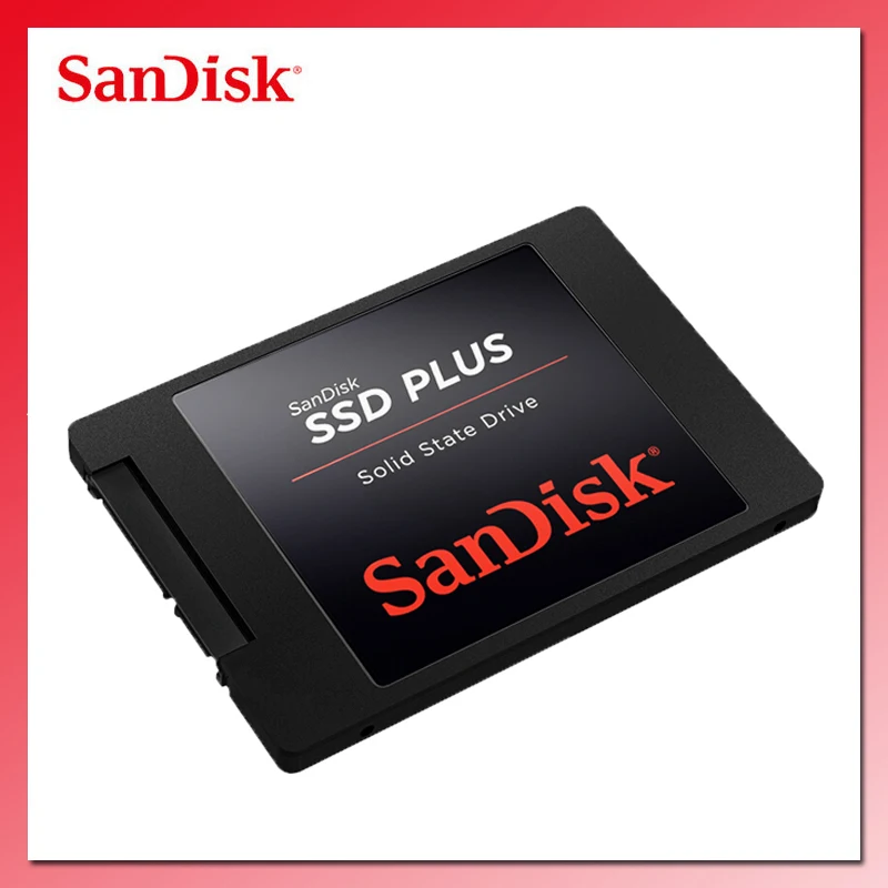 

SanDisk SSD Plus Internal Solid State Drives 120GB 240GB 480GB 1TB 2.5 SSD SATA III Hard Drive for Laptop Desktop PC