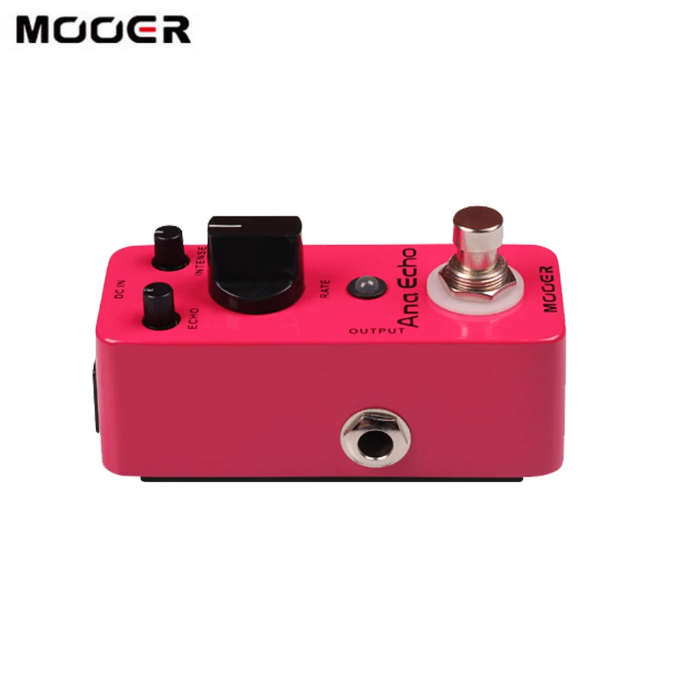 Mooer Ana Echo аналоговая педаль для гитары с задержкой полный аналоговый контур