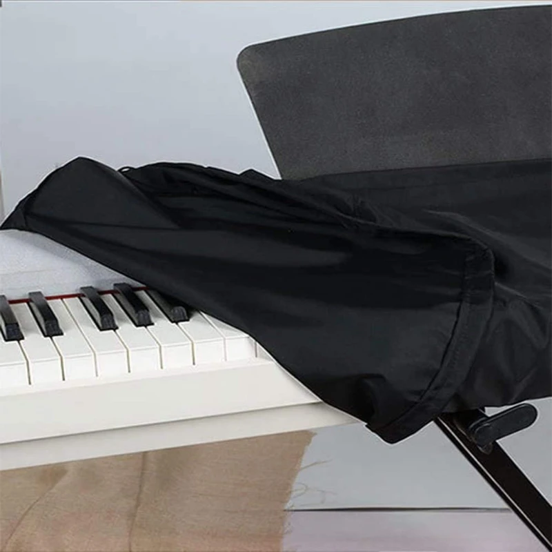 

Piano Keyboard Covers for 61 Keys Dustproof Elastic Cloth Digital Piano Covering X5QF