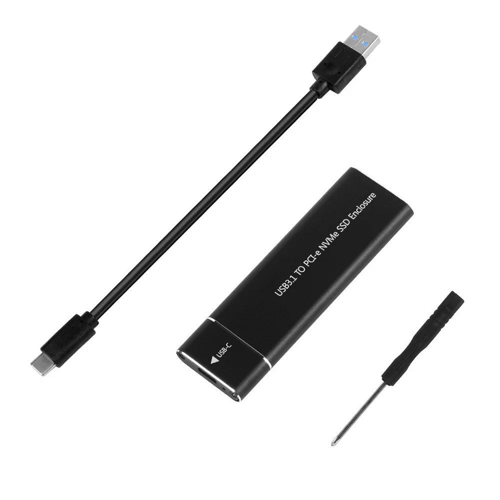 

USB 3,1 M.2 NVME PCIe SSD корпус NVME M-Key to Type C чехол-адаптер для NVME SSD USB3.1 to M.2 NGFF SATA SSD чехол-коробка
