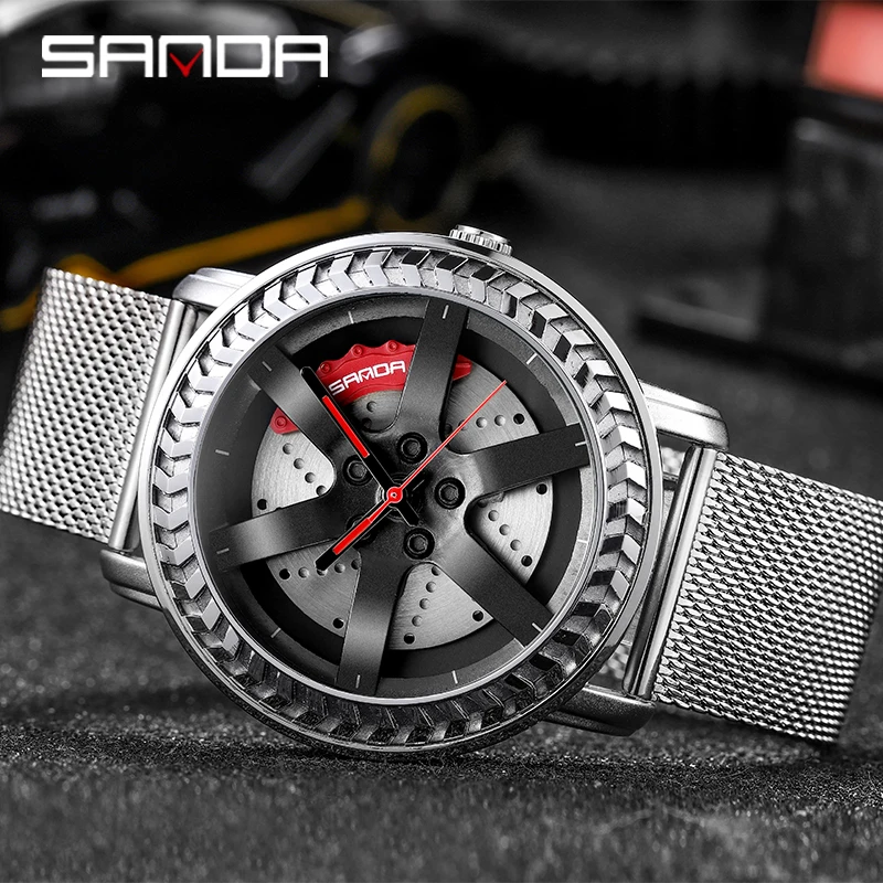 SANDA креативные водонепроницаемые наручные часы выполненные по индивидуальному