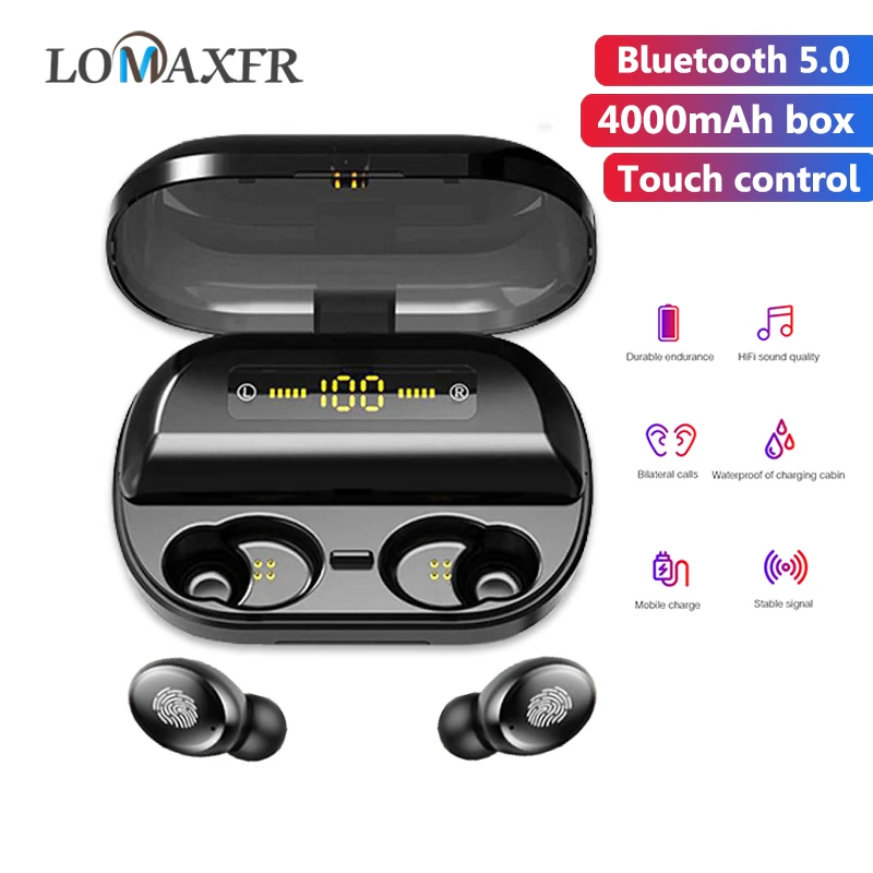 Беспроводная Bluetooth гарнитура для телефона игровые наушники спортивные