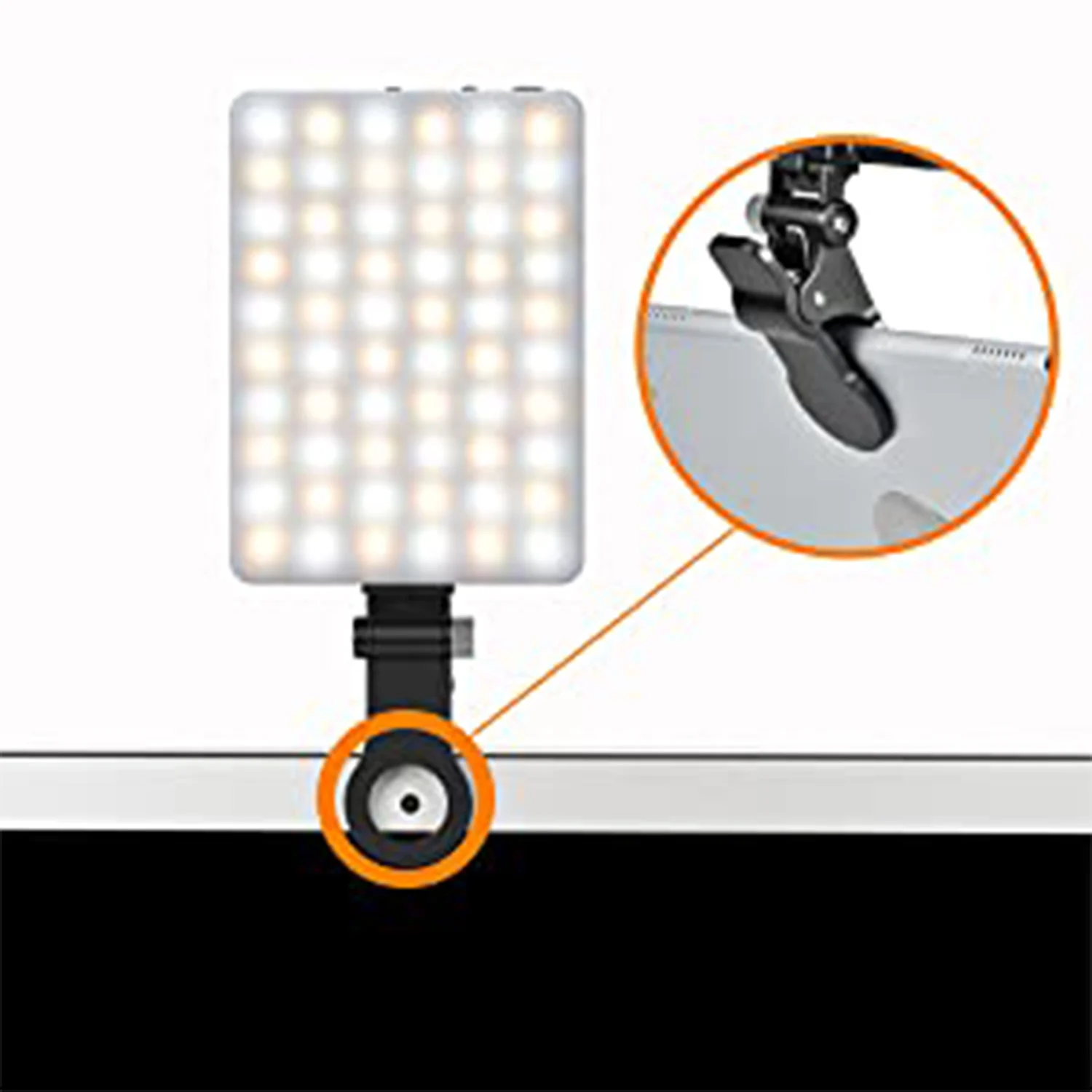 Led Photographic Lighting Video Lights with Stable Clip Fill Light Lamp for Conference Online Teaching Shooting Recording | Электроника