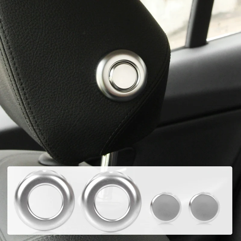 Крышка кнопки регулировки подголовника хромированная формовочная Накладка для