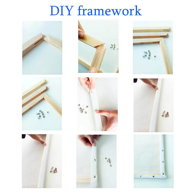 Diy картины рамка желтый подсолнух картина по номерам Акриловая Современная