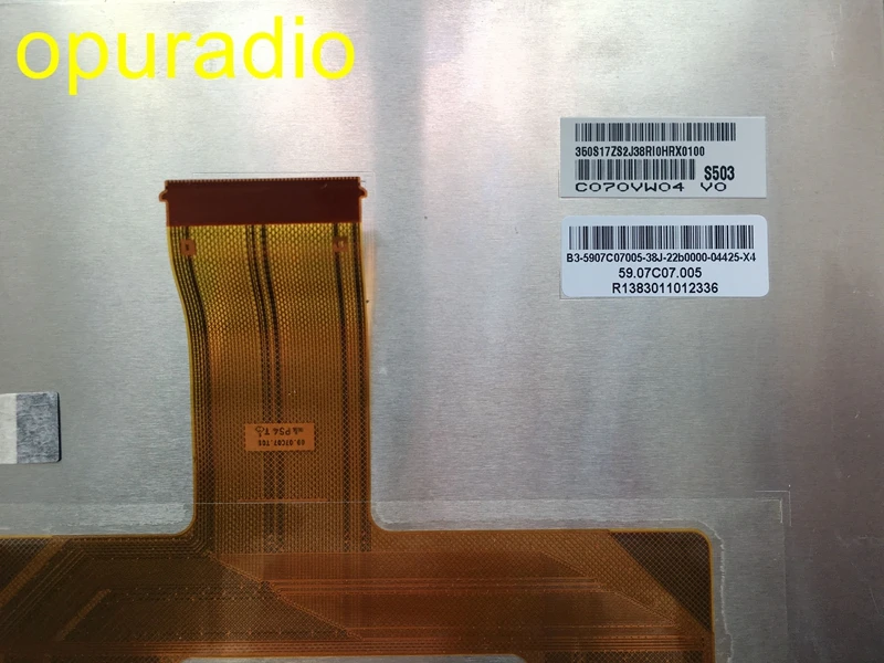 Новый оригинальный 7-дюймовый ЖК-дисплей C070VVN02 C070VVN02.1 C070VVN02.2 C070VW04 V0 для