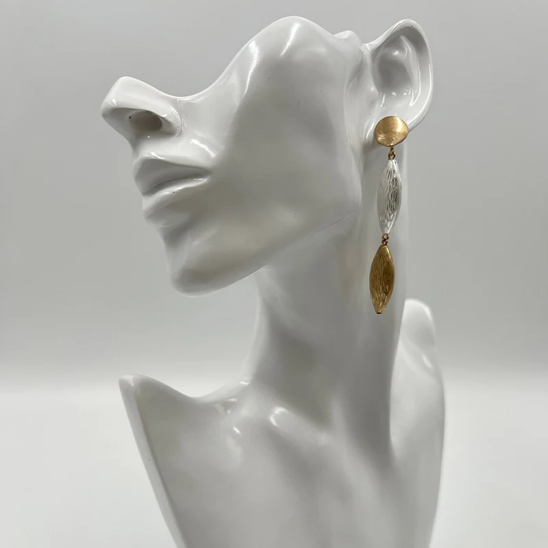 

Кара & Kale, готические серьги-капли, модные ювелирные изделия, серьги, винтажные длинные серьги в стиле бохо, металлические серьги с бусинами ...