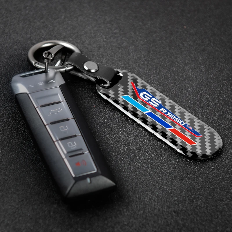 

Support personalized custom carbon fiber nameplate metal keychain for BMW R1250 GS R 1250 GSA R 1250GS HP