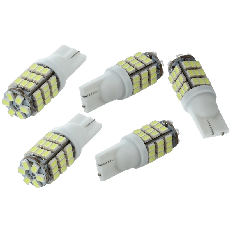 5X T10 W5W 501 194 168 192 42 светодиодный SMD белый автомобиль на танкетке с боковой