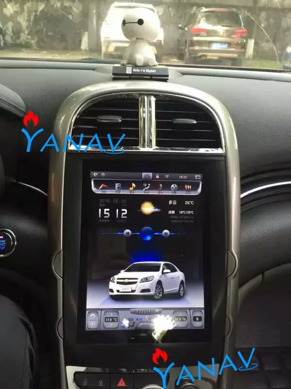 melhor Navegação Vertical De 10.4 Polegadas Hd Gps Do Carro Da Tela Para-chevrolet Malibu Xl 2009-2015 Leitor De VÃdeo Audio Do Rádio Da Música Dos Multimédios