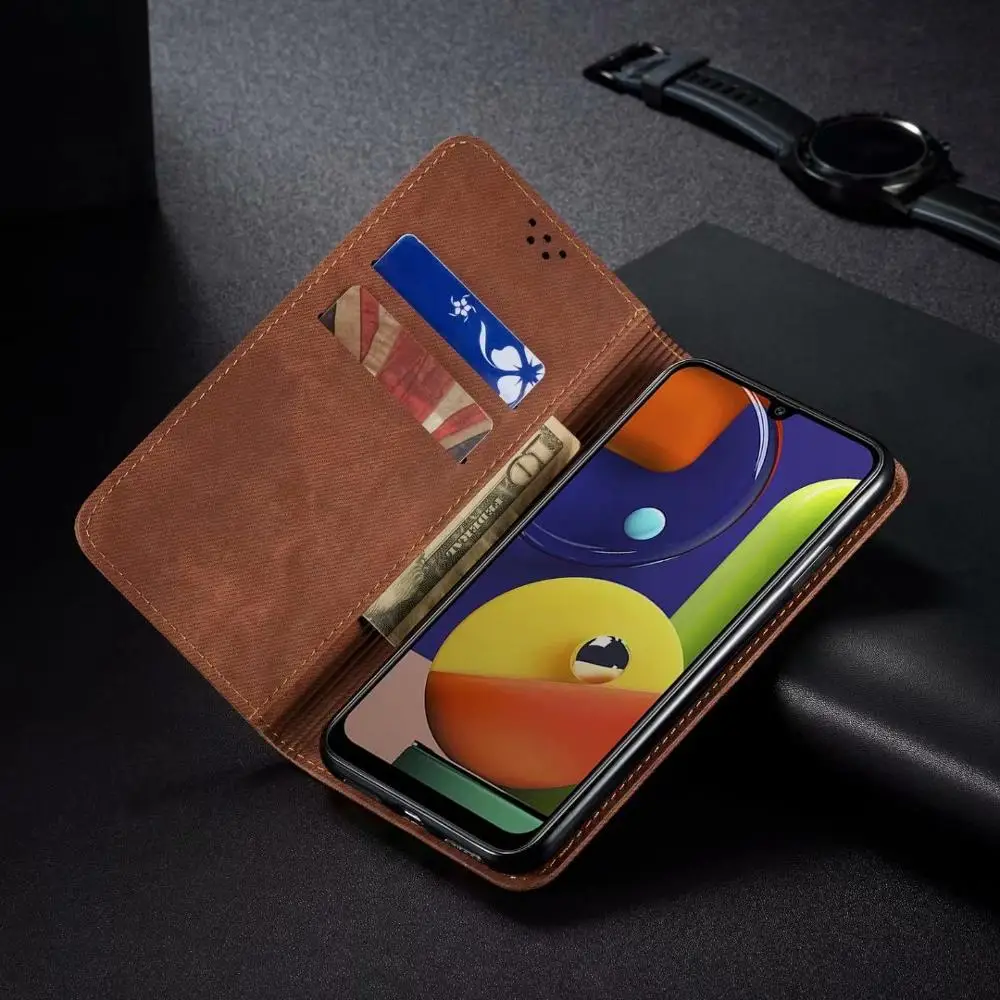 Кожаный чехол книжка в стиле ретро для Samsung Galaxy S10e S10 Plus A20 A30 A40 A50 A70 бумажник A10S A20S