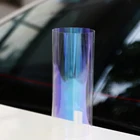 Тонировка для окон HOHOFILM, 152 см x 50 см 81% VLT, тонировка хамелеона для окон автомобилядома, наклейка на стекло, 99% защита от УФ-лучей, солнечный оттенок, синий, розовый, фиолетовый